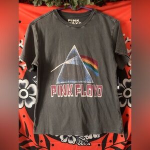 Lucky Brand Black Pink Floyd Tee